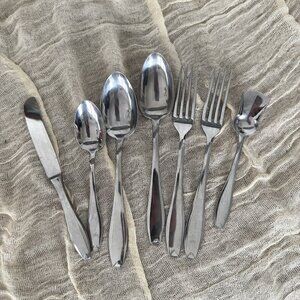 Robeson Bright star Continental Fork Butter Knife Sugar Spoon Teaspoon Stainless